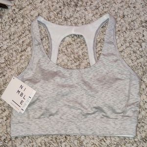 Nimble Active wear Performance Sports Bra Sz Small